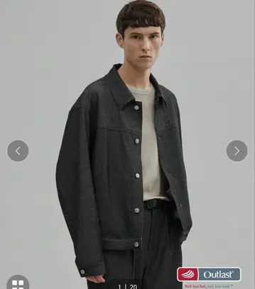 UNITED TOKYO 아우트라스트 데님 자켓 블랙