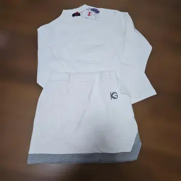 골프 화이트 스커트 포함 상의 M 귀여움