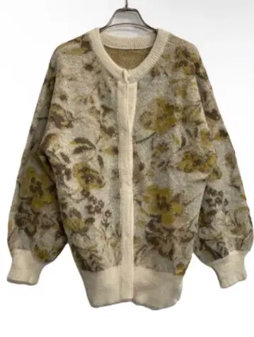 Ameri 3WAY NOSTALGIC RUG KNIT 화이트