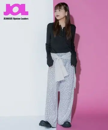 JEANASIS [ MIKU 기획 ] 릴랙스 벨로아 팬츠 레오파드