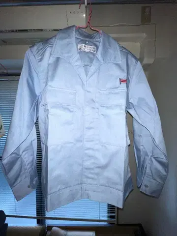 라이트 블루 자켓 팬츠 세트 빈티지 일본유선