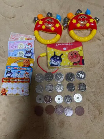 호빵맨 새상품 완구 묶음 판매 호빵맨 돈 세트 프렌드벨