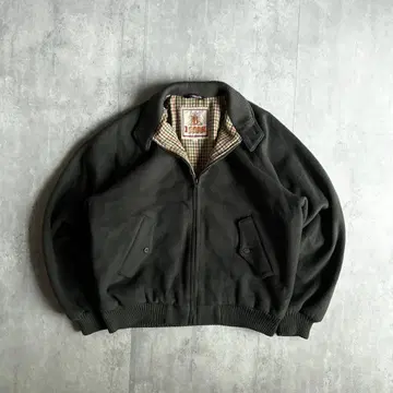 [ 90s BARACUTA ] 캐시미어 G9 스윙탑 안감 체크 짧은 기장