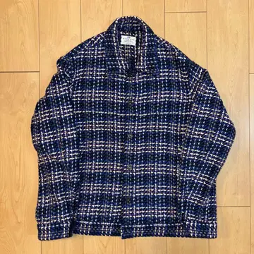 EDIFICE DEVEAUX 바스켓 체크 트래커 자켓