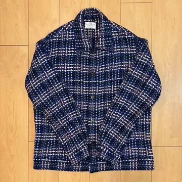 EDIFICE DEVEAUX 바스켓 체크 트래커 자켓