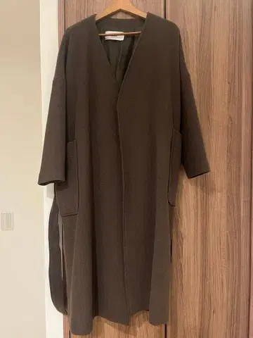 RIM.ARK 루즈 턱 코트 사이즈 36 브라운