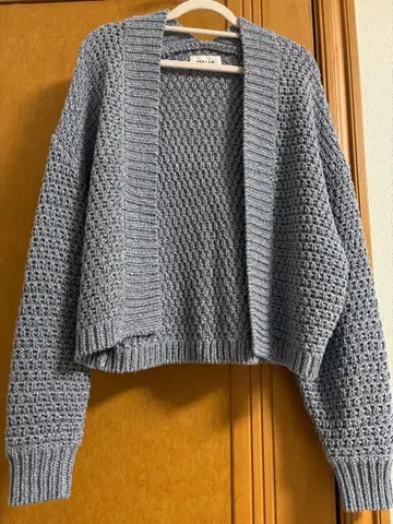 FRAY I.D 코드 라멜로 게이지 가디건