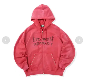 that's life 지퍼 후드티