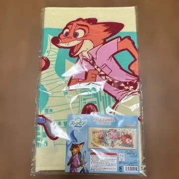 디즈니 주토피아2 페이스 타월