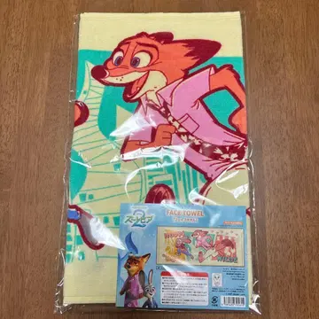 디즈니 주토피아 2 페이스 타월