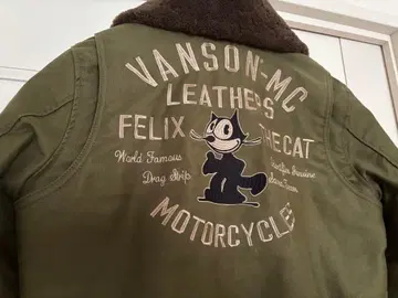 VANSON x FELIX 반손 콜라보 FXV-524 플라이트 자켓