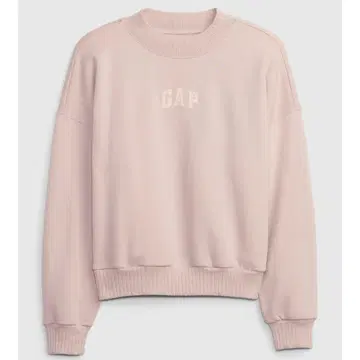 GAP 아치 로고 맨투맨 트레이닝복 핑크 L 사이즈