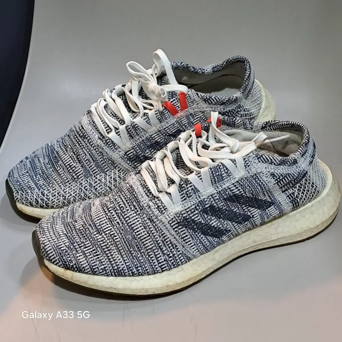 Adidas Pureboost sneakers white blue 270mm