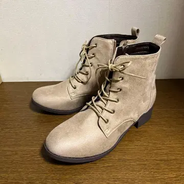 시착만 한 상품 베이지 스웨이드 느낌 숏부츠