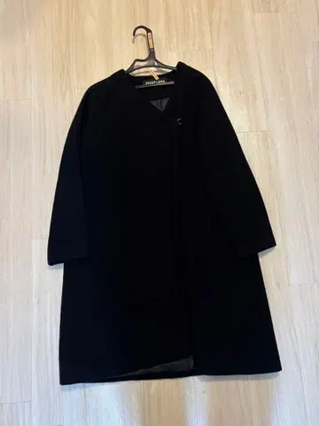 PEGGY LANA 페기라나 롱 코트 블랙