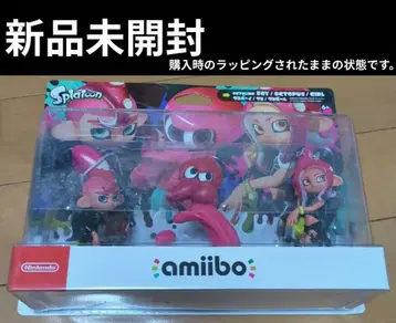 amiibo 트리플 세트 문어걸 문어 문어보이 스프라툰