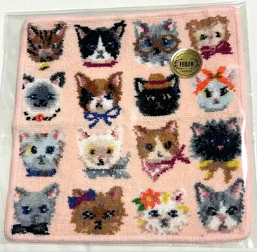 LOVERARY BY FEILER 새상품 라브러리캣츠 손수건