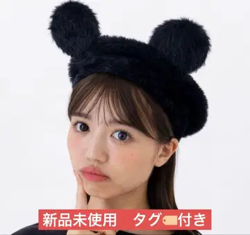 디즈니 베레모 미키 블랙 새상품