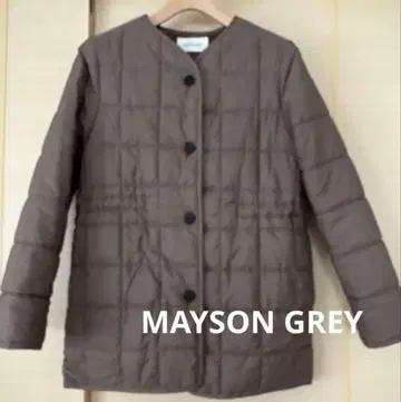 [ 미사용 ] MAYSON GREY 퀼팅 자켓 카키 브라운