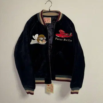 포르코 로쏘 25주년 기념 자켓 지브리 붉은 돼지 콜라보 택 포함 새상품