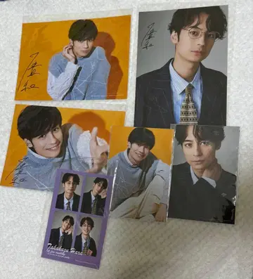 하라 키와 친필 사인 포함 브로마이드 세트