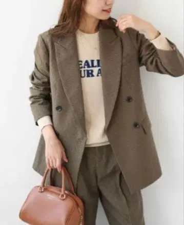 [ JOURNAL STANDARD relume ] 체크 더블 자켓