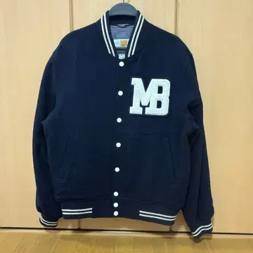 맥베스 Mac Beth 바시티 자켓 L 사이즈 네이비