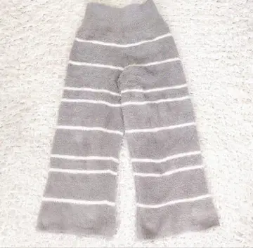 젤라또피케 gelato pique 스트라이프 패턴 팬츠 그레이