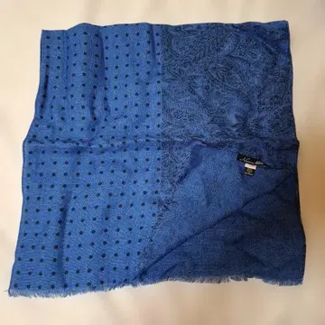 NASSOW JAL 별주 페이즐리 도트 스톨