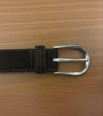 다크 브라운 가죽 벨트 85/100