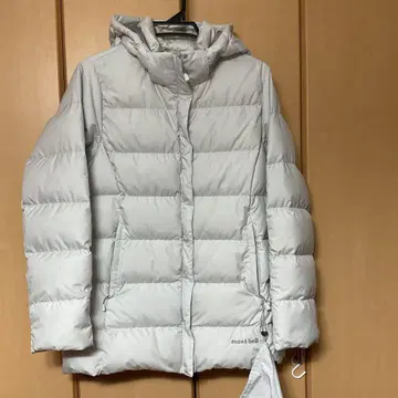 montbell 트래블 다운 후드티 800FP 라이트 그레이