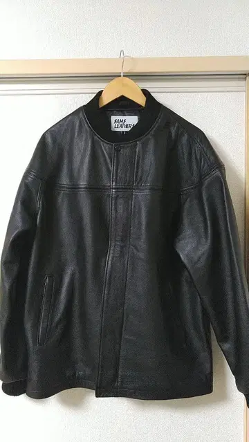 SAM'S LEATHERS 블랙 가죽 자켓 L