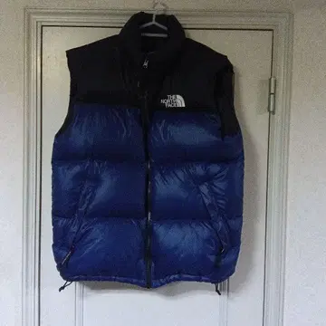 THE NORTH FACE 다운 베스트 네이비/블랙