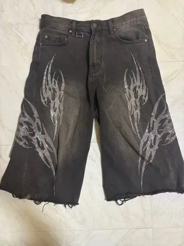 Supplier 블랙 데님 숏팬츠