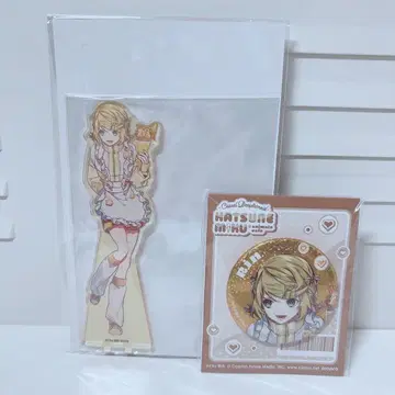 하츠네 미쿠 x 애니메이트 카페 아크릴 스탠드 캔뱃지 카가미네 린