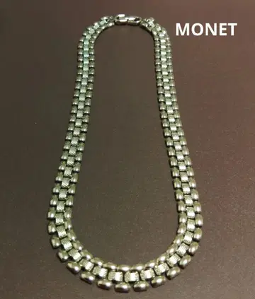 MONET 메탈릭 링크 체인 목걸이
