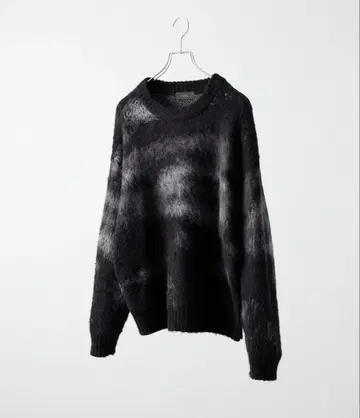 [ CLEL ] 알파카 블렌드 샤기 니트