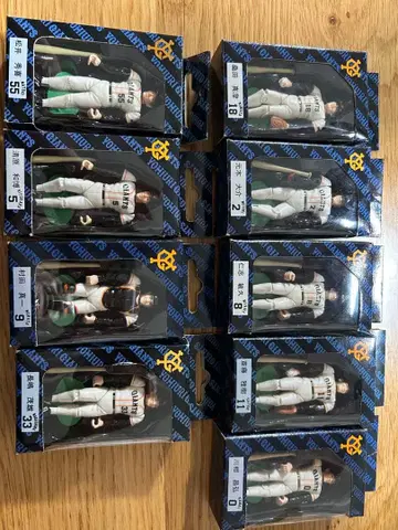 요미우리 자이언츠 레트로 피규어 세트 9체