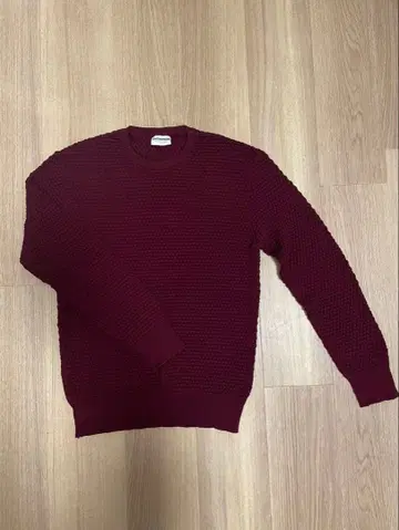 SVENSSON 버건디 니트 스웨터 M