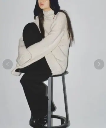 TODAYFUL 헤비 터틀 니트 에크루