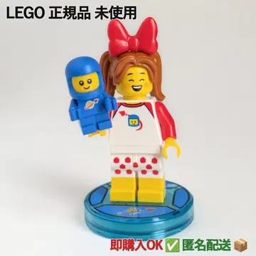 레고 미니 피규어 여아 빨간 리본 우주 비행사 아기 스페이스 정품 새상품
