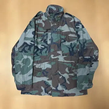 80s 미군 실물 U.S. ARMY M-65 필드 자켓 우드랜드 카모