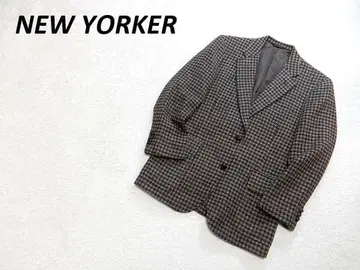 컨디션 최상 뉴요커 트위드 크루미 버튼 테일러드 자켓 A4