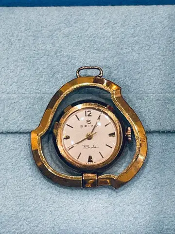 세이코 시계 퍼플 포켓 워치 회중시계 SEIKO 앤티크