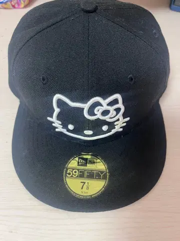 헬로키티 59FIFTY 블랙캡 7 1/8