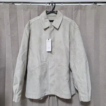 ZARA 라이트 그레이 스웨이드 자켓