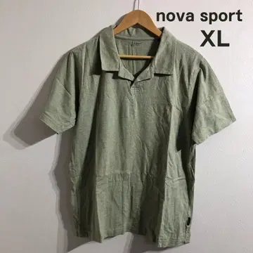 [ 새상품급 ] nova sport 노바스포츠 피케 셔츠 반팔 그린