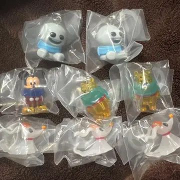 디즈니 메지루시 액세서리 가챠가챠 미키 푸 제로