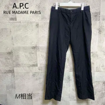 A.P.C RUEMADAME PARIS [ M ] 팬츠 블랙 울 100%