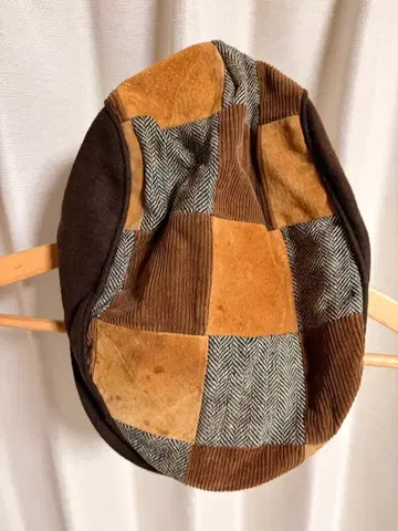 패치워크 헌팅 모자